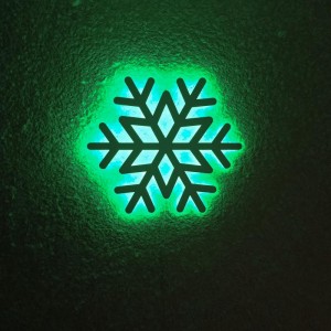 Панно декоративное картина на стену Снежинка LED подсветка 16 цветов пульт 400х400 acr-p000210. Photo 3