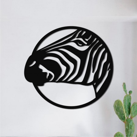 Панно декоративне картина на стіну Зебра 400х375 acr-p000112