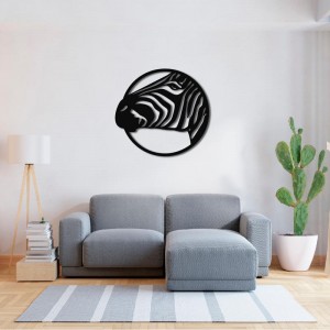 Панно декоративная картина на стену Зебра 400х375 acr-p000112. Photo 2