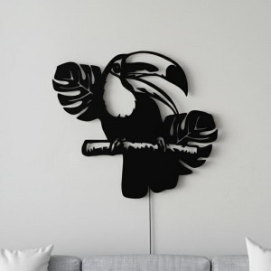 Панно декоративне картина на стіну Тукан 400х350 acr-p000190