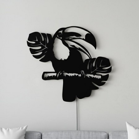 Панно декоративне картина на стіну Тукан 400х350 acr-p000190