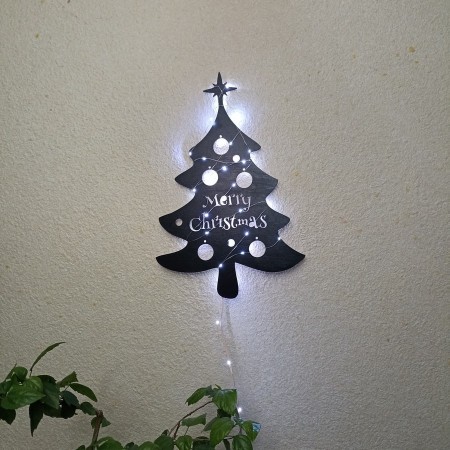 Панно декоративне картина на стіну Ялинка 375x570 acr-p000003