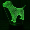 Акриловый светильник-ночник собака зеленый tty-n000061