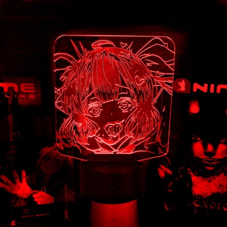 Акриловый светильник-ночник Ахэгао красный tty-n001810