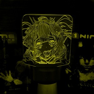 Акриловий світильник-нічник Ахеґао жовтий tty-n001811