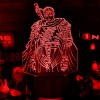 Акриловый светильник-ночник Гатс Berserk Черный Мечник красный tty-n001824