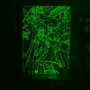 Акриловый светильник-ночник Великий из Бродячих Псов зеленый tty-n000808