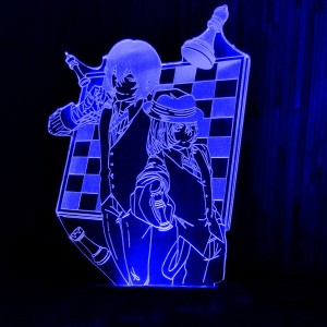 Акриловий світильник-нічник Великий з Бродячих Псів 2 синій tty-n000954