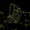 Акриловый светильник-ночник Chainsaw Man желтый tty-n001874