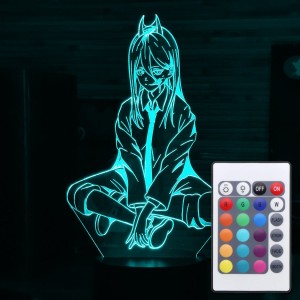 Акриловий світильник-нічник з пультом 16 кольорів Пауер (Power) tty-n000643