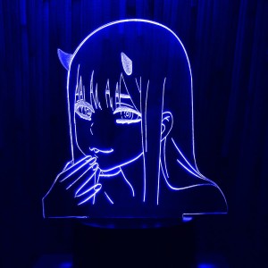 Акриловый светильник-ночник Зеро Ту синий tty-n000313