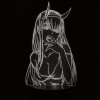 Акриловый светильник-ночник Зеро Ту 2 белый tty-n000348