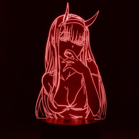 Акриловий світильник-нічник Зеро Ту 2 червоний tty-n000346