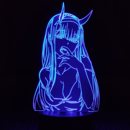 Акриловий світильник-нічник Зеро Ту 2 синій tty-n000344