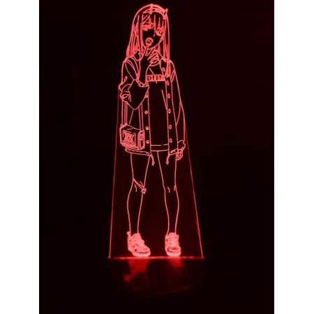 Акриловый светильник-ночник Зеро Ту 3 красный tty-n000823