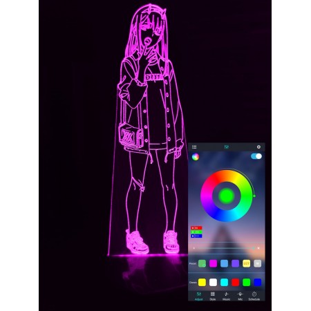 Акриловый светильник-ночник управление с телефона Зеро Ту 3 tty-n000827