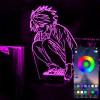Акриловый светильник-ночник управление с телефона L из Тетрадь Смерти tty-n001975