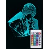 Акриловый светильник-ночник с пультом 16 цветов Тетрадь Смерти Лайт tty-n000840