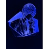 Акриловый светильник-ночник Тетрадь Смерти Лайт синий tty-n000835