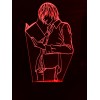 Акриловый светильник-ночник Тетрадь Смерти Лайт 2 красный tty-n000844