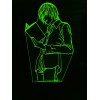 Акриловый светильник-ночник Тетрадь Смерти Лайт 2 зеленый tty-n000843