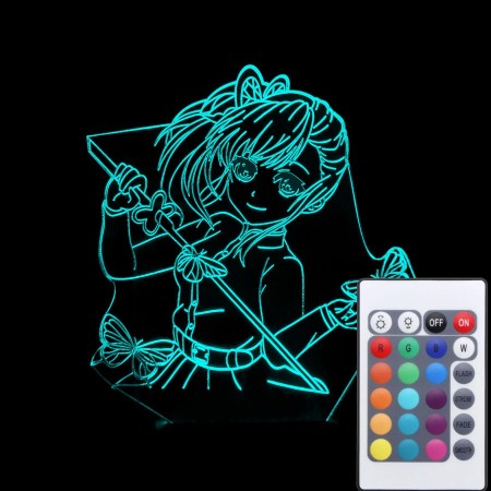 Акриловый светильник-ночник с пультом 16 цветов Канао Цуюри tty-n002100