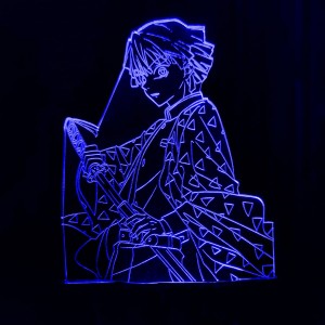 Акриловый светильник-ночник Заницу Агацума синий tty-n001213