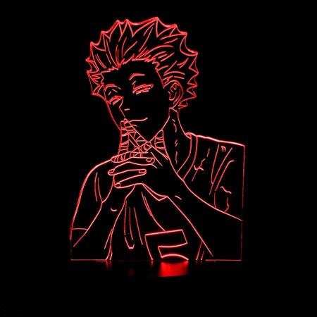 Акриловый светильник-ночник Тендо Сатори красный tty-n001635