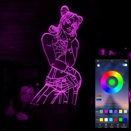 Акриловый светильник-ночник управление с телефона Джолин Куджо 2 tty-n001800