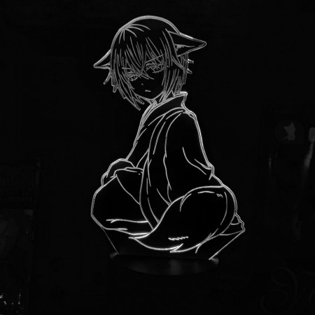 Акриловий світильник-нічник Томое 2 білий tty-n001847