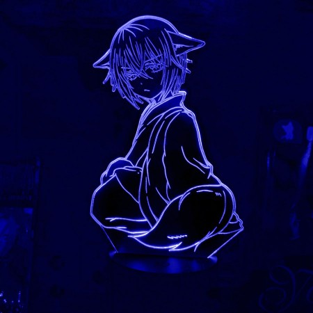 Акриловий світильник-нічник Томое 2 синій tty-n001843