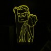 Акриловый светильник-ночник Dee Metal Family желтый tty-n002119