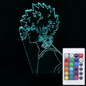 Акриловий світильник-нічник з пультом 16 кольорів Ізуку Мідорія 3 tty-n001631