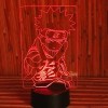 Акриловый светильник-ночник Наруто 4 красный tty-n000213