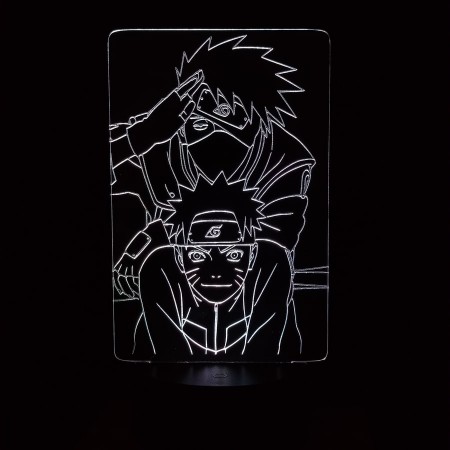 Акриловый светильник-ночник Наруто 5 белый tty-n000238