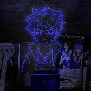 Акриловый светильник-ночник Баруто синий tty-n002088