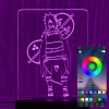 Акриловый светильник-ночник управление с телефона Учиха Мадара (Uchiha Madara) tty-n000604