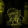 Акриловый светильник-ночник Minato Namikaze Naruto желтый tty-n002168