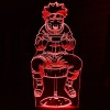 Акриловый светильник-ночник Наруто рамен красный tty-n000858