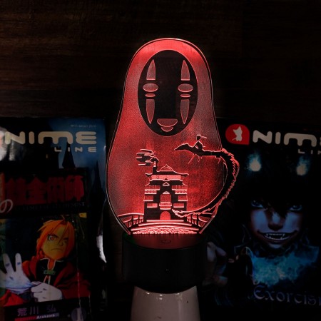 Акриловый светильник-ночник Формен Spirited Away красный tty-n001789