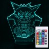 Акриловый светильник-ночник с пультом 16 цветов Покемон Генгар tty-n001246