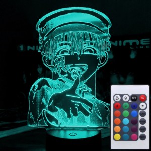 Акриловий світильник-нічник з пультом 16 кольорів Ханако Кун 3 tty-n001505