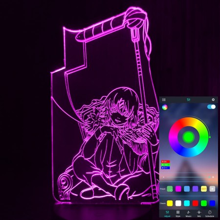 Акриловый светильник-ночник управление с телефона Джузо Сузуя tty-n001408