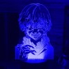 Акриловый светильник-ночник Кэн Канеки (Ken Kaneki) синий tty-n000617