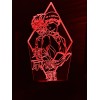 Акриловый светильник-ночник Кэн Канеки 2 (Ken Kaneki) красный tty-n000907