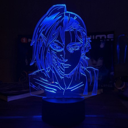 Акриловый светильник-ночник Кен Канеки 3 синий tty-n001731