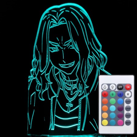 Акриловый светильник-ночник с пультом 16 цветов Кейске Баджи tty-n001435