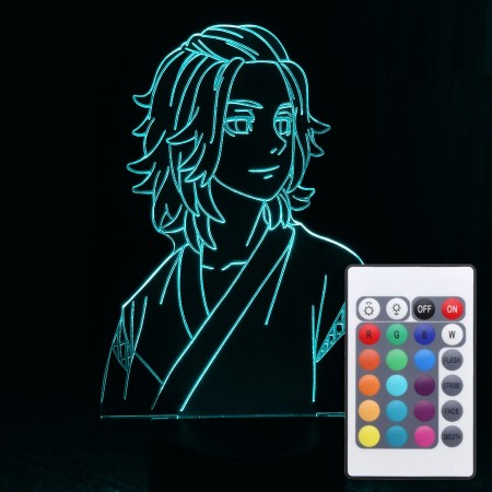 Акриловый светильник-ночник с пультом 16 цветов Манджиро Сано (Manjiro Sano) tty-n000548