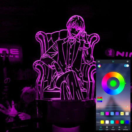 Акриловый светильник-ночник управление с телефона Патриот Мориарти tty-n001926