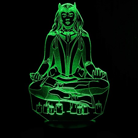 Акриловый светильник-ночник Алая Ведьма зеленый tty-n001676